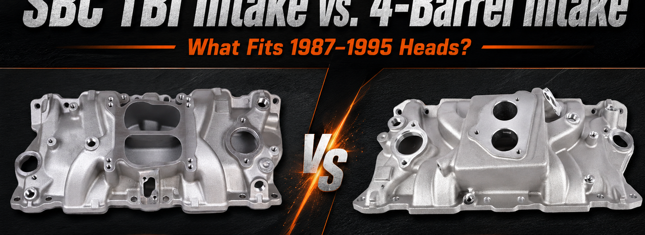 SBC TBI Intake vs. 4-Barrel Intake: What Fits 1987–1995 Heads?