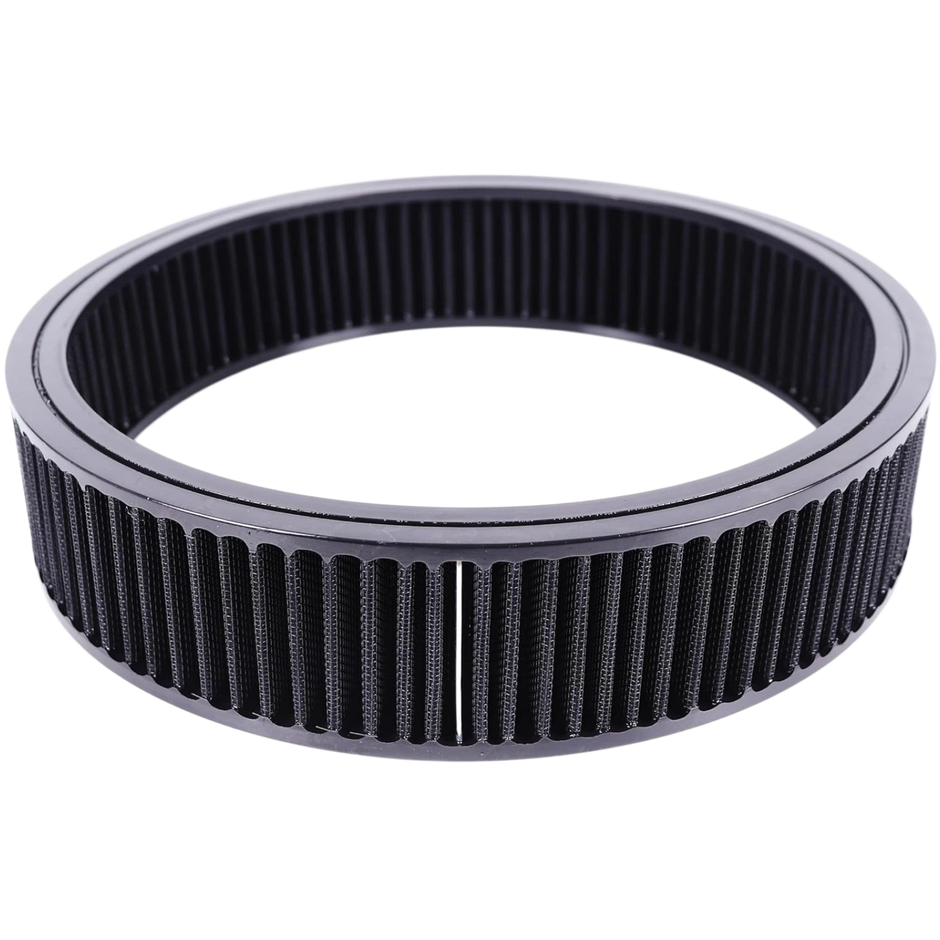 Haytalras 14"x3" Round Air Cleaner Filter Element High Flow Washable & Reusable Compatible with Chevy Ford GMC Mopar Buick Oldsmobile Pontiac Red