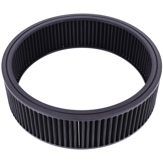 Haytalras 14"x4" Round Air Cleaner Filter Element High Flow Washable & Reusable Compatible with Chevy Ford GMC Mopar Buick Oldsmobile Pontiac Red