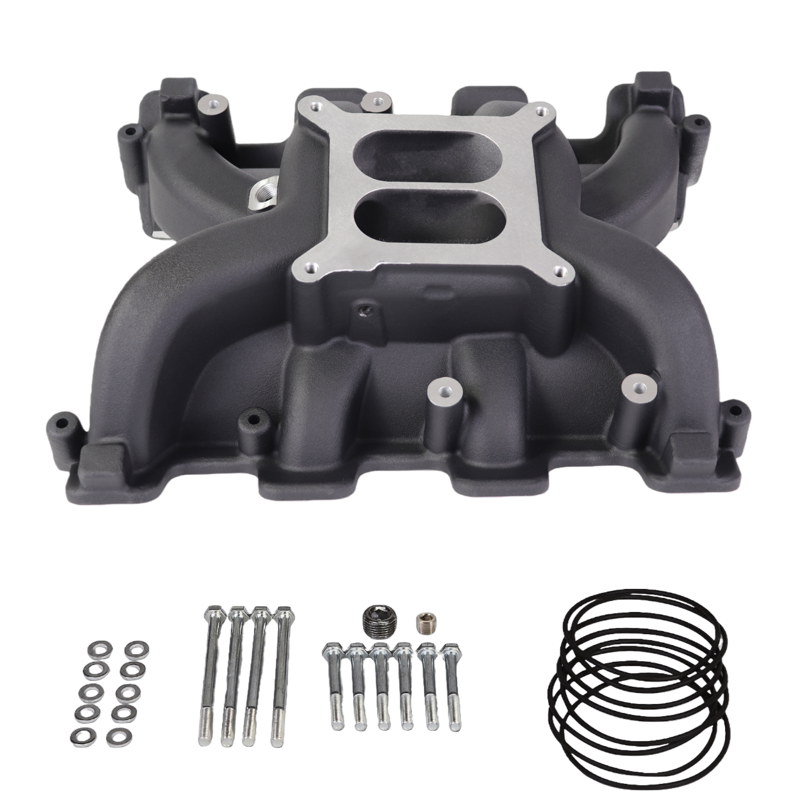 Haytalras 300-130 GM LS1 LS2 LS6 Cathedral Port Mid-Rise Dual Plane 4150 Intake Manifold 5.7L 6.0L
