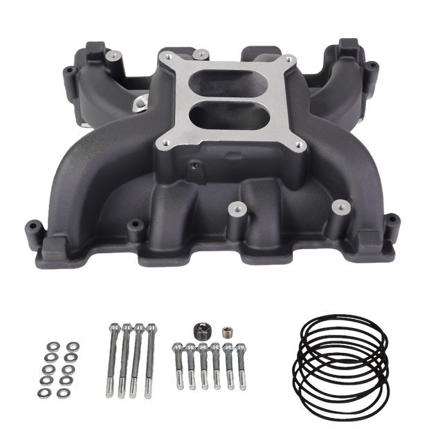 Haytalras 300-130 GM LS1 LS2 LS6 Cathedral Port Mid-Rise Dual Plane 4150 Intake Manifold 5.7L 6.0L - view 7
