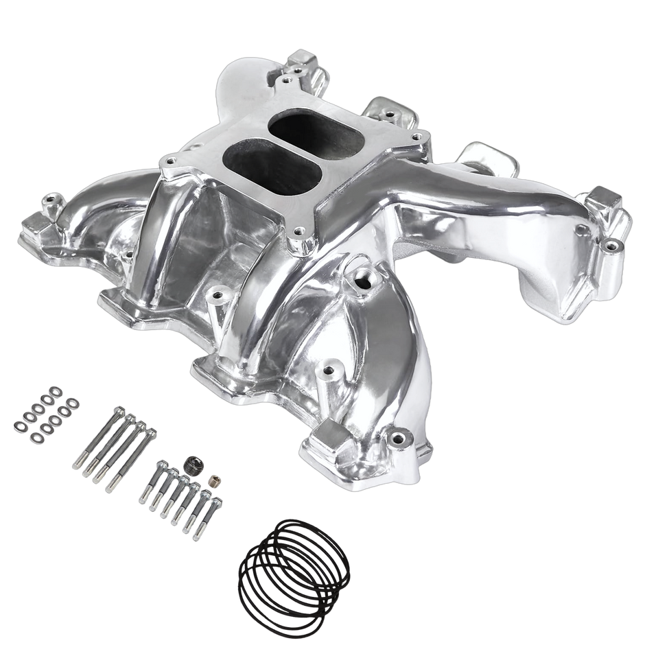 Haytalras 300-130 GM LS1 LS2 LS6 Cathedral Port Mid-Rise Dual Plane 4150 Intake Manifold 5.7L 6.0L