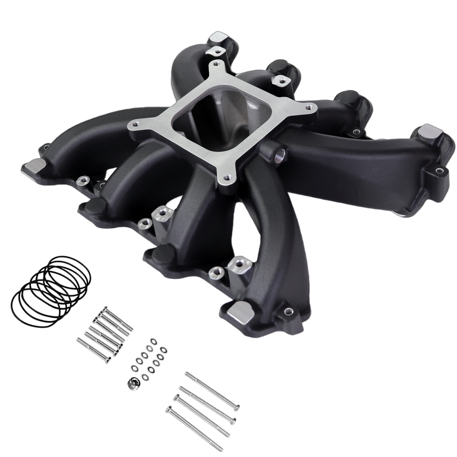 Haytalras 300-132 GM LS1 LS2 LS6 Cathedral Port Mid-Rise Single Plane 4150 Intake Manifold 5.7L 6.0L