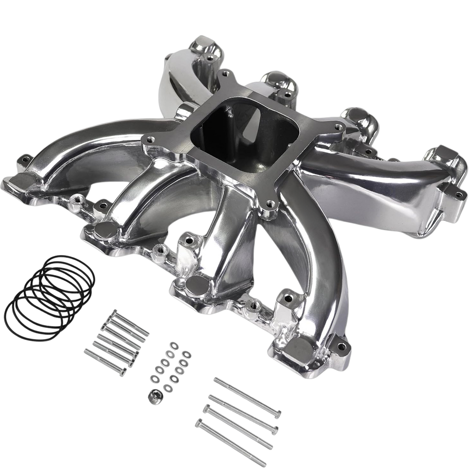 Haytalras 300-132 GM LS1 LS2 LS6 Cathedral Port Mid-Rise Single Plane 4150 Intake Manifold 5.7L 6.0L
