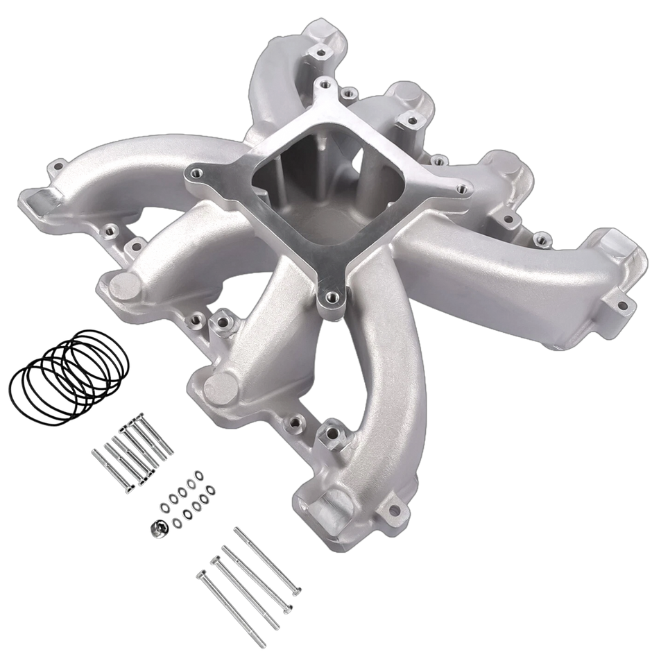 Haytalras 300-132 GM LS1 LS2 LS6 Cathedral Port Mid-Rise Single Plane 4150 Intake Manifold 5.7L 6.0L