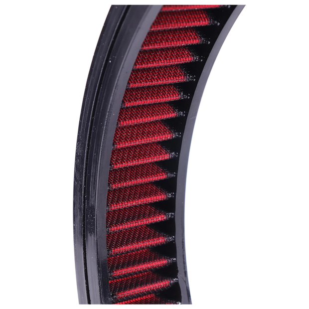 Haytalras 14"x2" Round Air Cleaner Filter Element High Flow Washable & Reusable Compatible with Chevy Ford GMC Mopar Buick Oldsmobile Pontiac Red