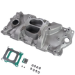 Haytalras 2001 Chevy SBC Dual Plane Spread Bore Intake Manifold 1955-1995 262-400