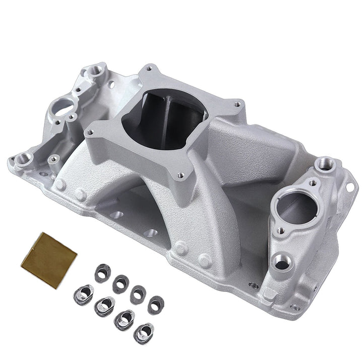 Haytalras Single Plane Intake Manifold 52031 For 1957-1995 Small Block Chevy SBC 350 400
