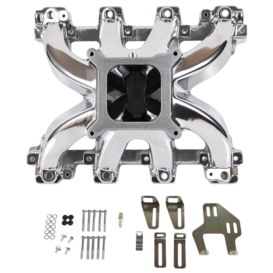 Haytalras 28095 GM LS1 LS2 Super Victor EFI Single Plane 4150 Intake Manifold 5.7L 6.0L Cathedral Port