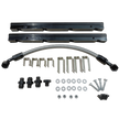 Haytalras 3638 Fuel Injection Fuel Rail Kit for #28095 #28455 #29085 LS Victor EFI Intake -6AN Black