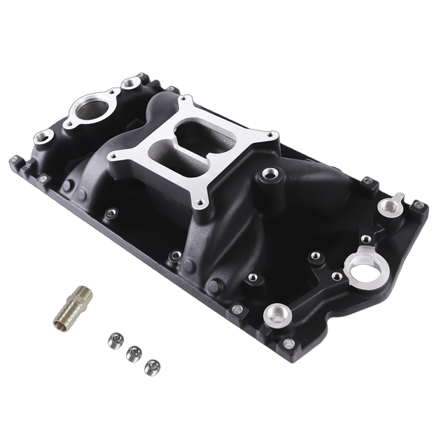 Haytalras 2028 Chevy SBC Vortec Air-Gap Dual Plane Square Bore Intake Manifold 1996-2002 350 - view 7
