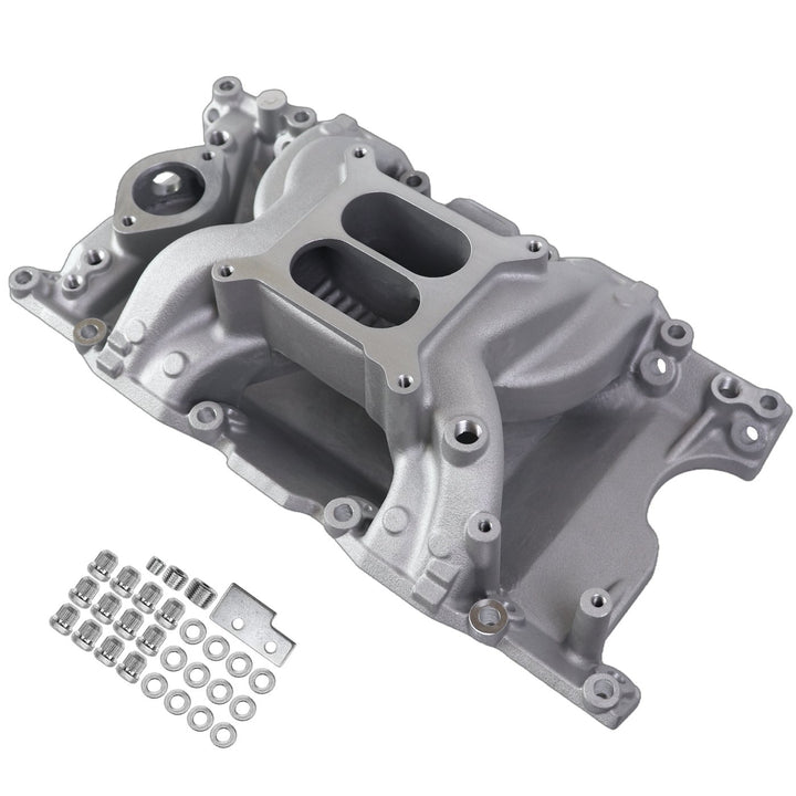 Haytalras Air Gap Intake Manifold for Dodge Challenger Chrysler Small Bloc318 340 360 V8