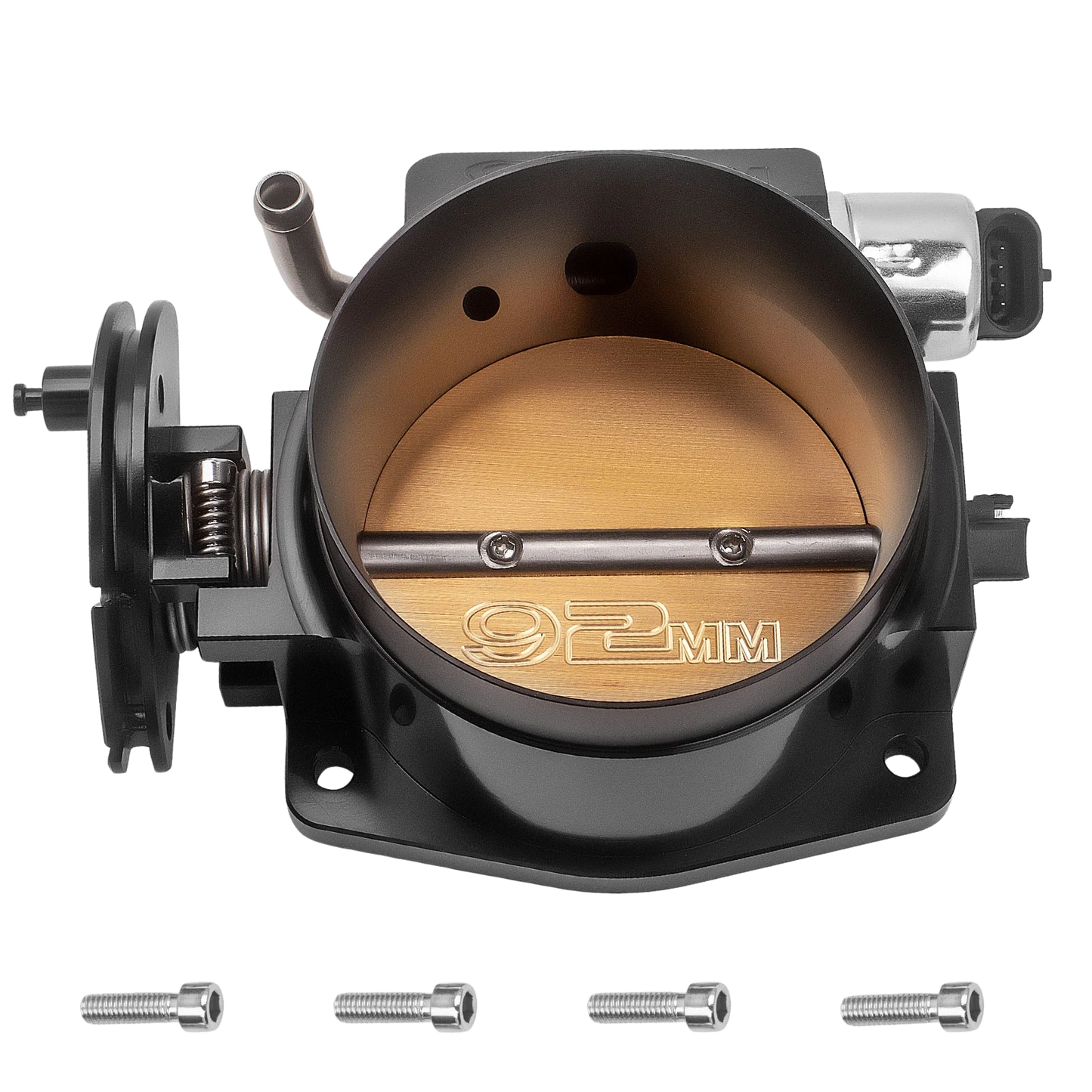 92mm Throttle body + TPS IAC Throttle Position Sensor For LSX LS LS1 LS2 LS7 Black - product image 3