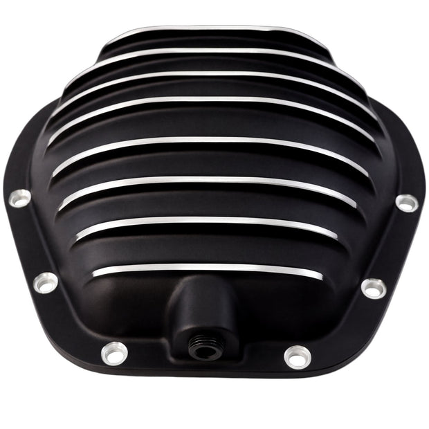 Haytalras Rear Aluminum Differential Cover For Dana 60 10-Bolt w/Gasket & Drain Plug Black