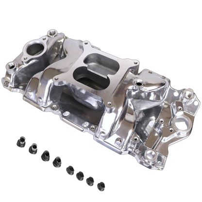 Haytalras SBC Air Gap Dual Plane Intake Manifold 2026 for 262 265 267 283 302 305 307 327 350 400 - product image 19