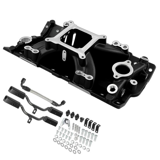 Haytalras 300-260 Chevy SBC 4150 High-Rise Single Plane Multi-Port EFI Intake Manifold 1957-1986 262-400