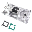 Haytalras 2007 Chevy SBC Vortec Dual Plane Spread Bore Intake Manifold 1996-2002 305 350