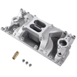Haytalras 2028 Chevy SBC Vortec Air-Gap Dual Plane Square Bore Intake Manifold 1996-2002 350