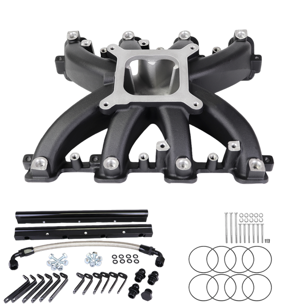 Haytalras 300-136 GM LS3 L92 Rectangle Port Mid-Rise Single Plane 4150 EFI Intake Manifold 6.0L 6.2L - view 12
