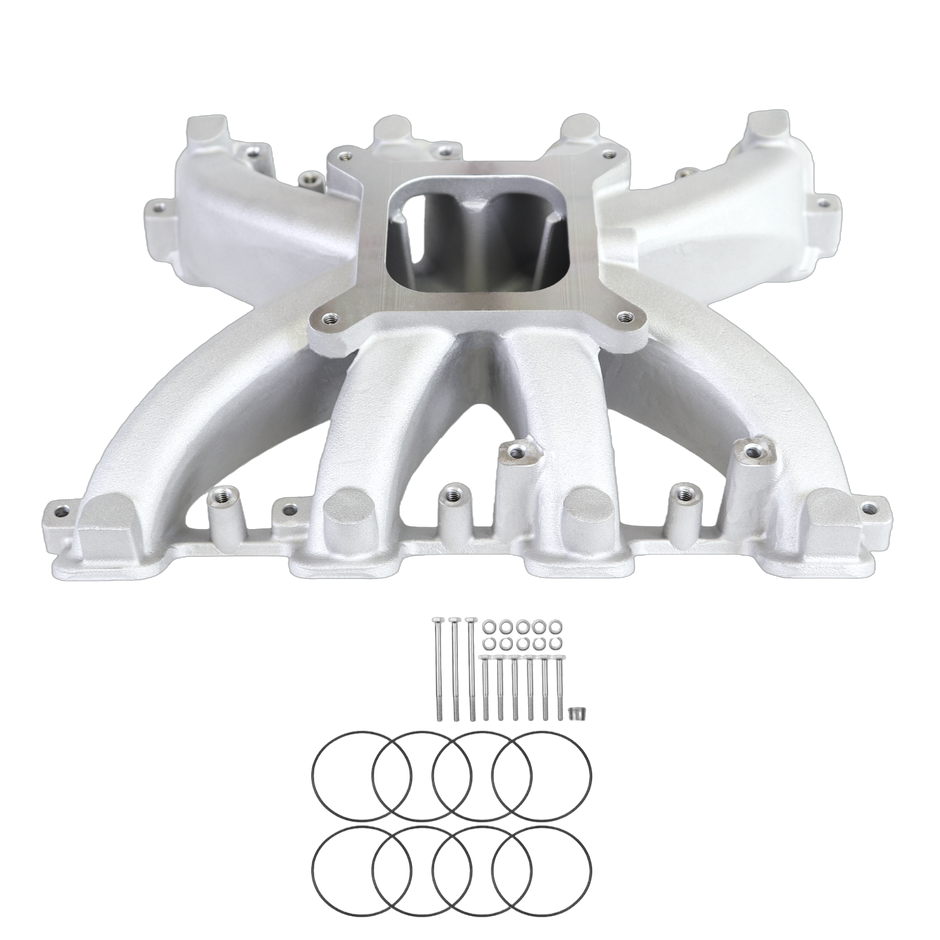 Haytalras 300-131 GM LS3 L92 Rectangle Port Mid-Rise Single Plane 4150 Intake Manifold 6.0L 6.2L