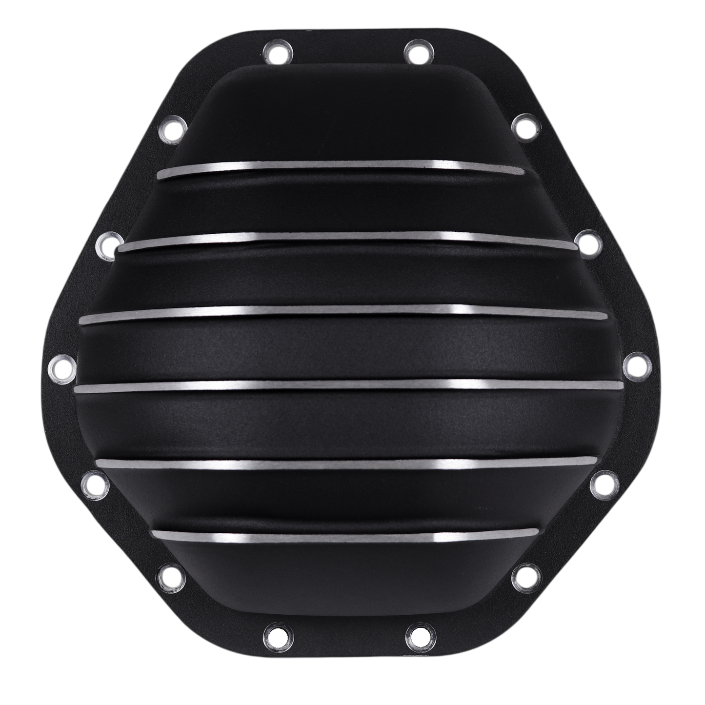 Haytalras For Chevy GMC 10.5in 14Bolt Rear Aluminum Differential Cover with Gasket & Bolts Black - product image 3