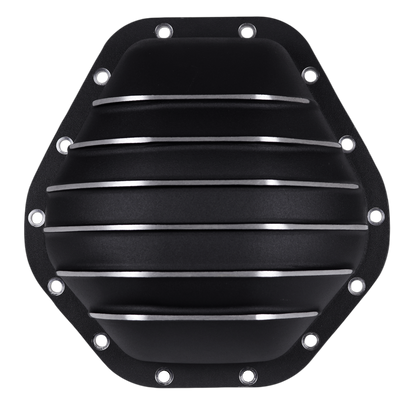 Haytalras For Chevy GMC 10.5in 14Bolt Rear Aluminum Differential Cover with Gasket & Bolts Black - product image 3