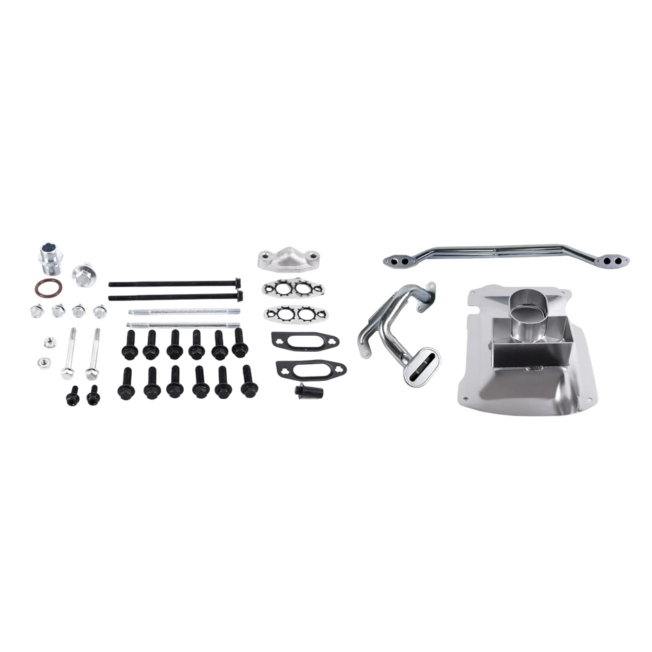 Haytalras 81076 GM LS Swap Low-Profile Front Sump Oil Pan Kit 4.8L-6.2L