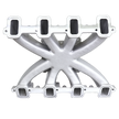 Haytalras 300-131 GM LS3 L92 Rectangle Port Mid-Rise Single Plane 4150 Intake Manifold 6.0L 6.2L