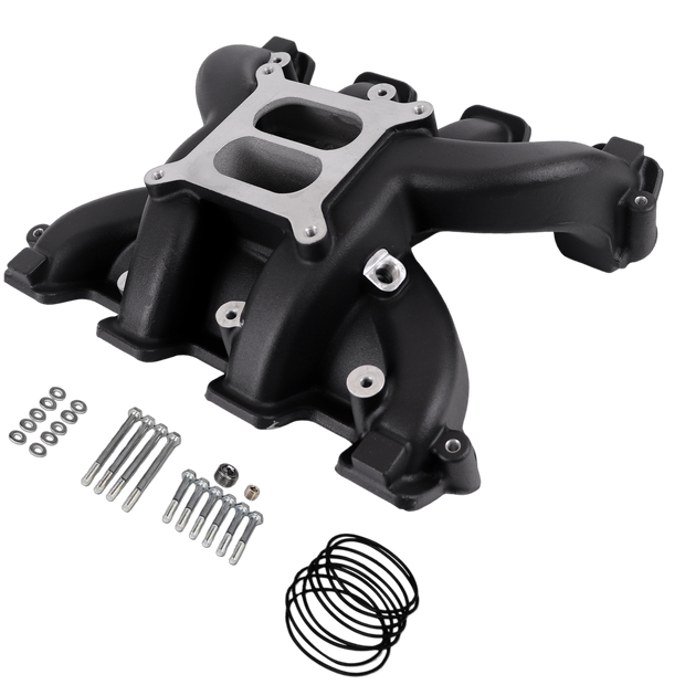 Haytalras 300-129 GM LS3 L92 Rectangle Port Mid-Rise Dual Plane 4150 Intake Manifold 6.0L 6.2L