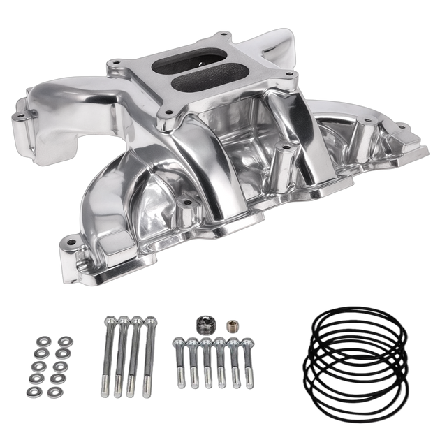 Haytalras 300-129 GM LS3 L92 Rectangle Port Mid-Rise Dual Plane 4150 Intake Manifold 6.0L 6.2L