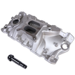 Haytalras 2703 Chevy SBC Dual Plane Square Bore Intake Manifold with Oil Fill Tube 1955-1986 262-400