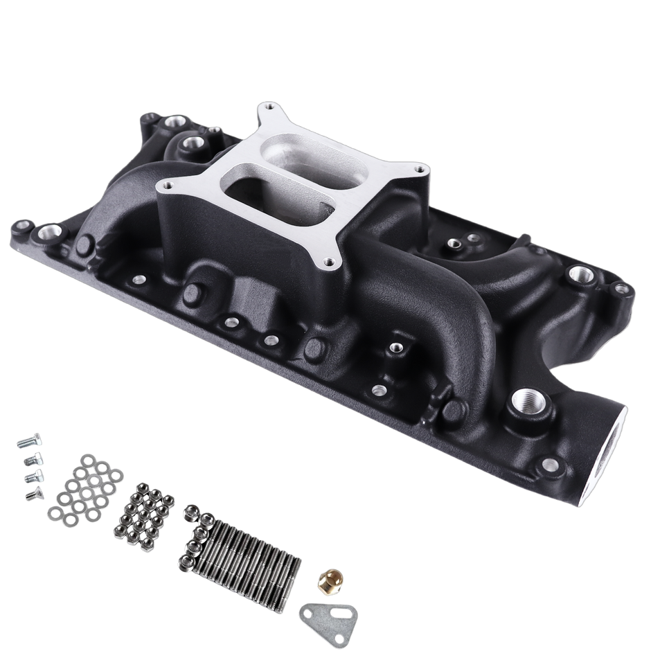 Haytalras 4001 Ford SBF Windsor Mid-Rise Dual Plane Square Bore Intake Manifold 1962-2001 260 289 302