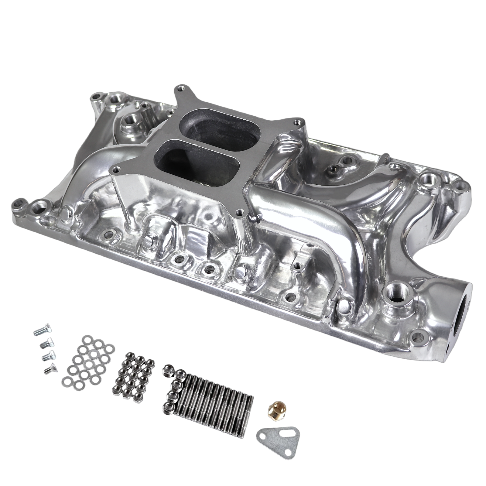 Haytalras 4001 Ford SBF Windsor Mid-Rise Dual Plane Square Bore Intake Manifold 1962-2001 260 289 302