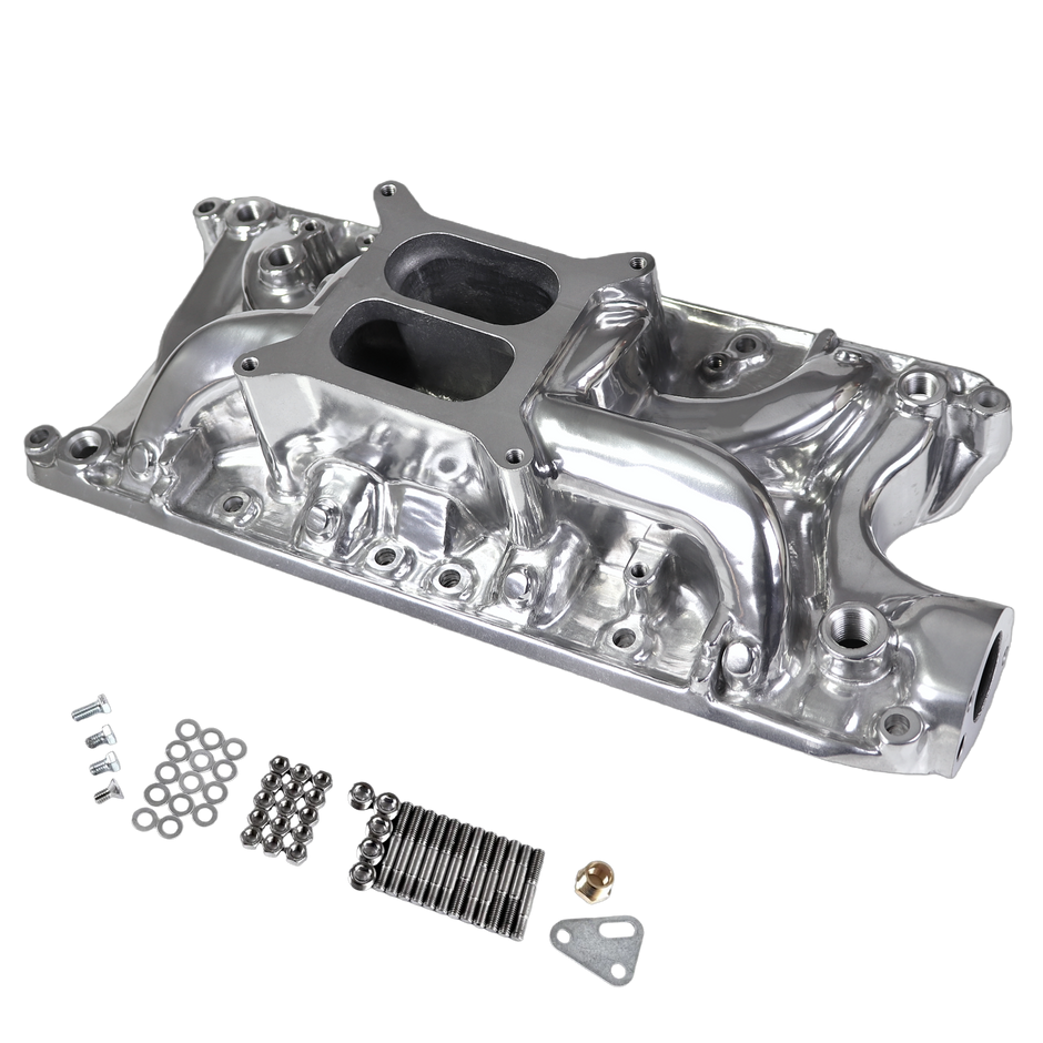 Haytalras 4001 Ford SBF Windsor Mid-Rise Dual Plane Square Bore Intake Manifold 1962-2001 260 289 302