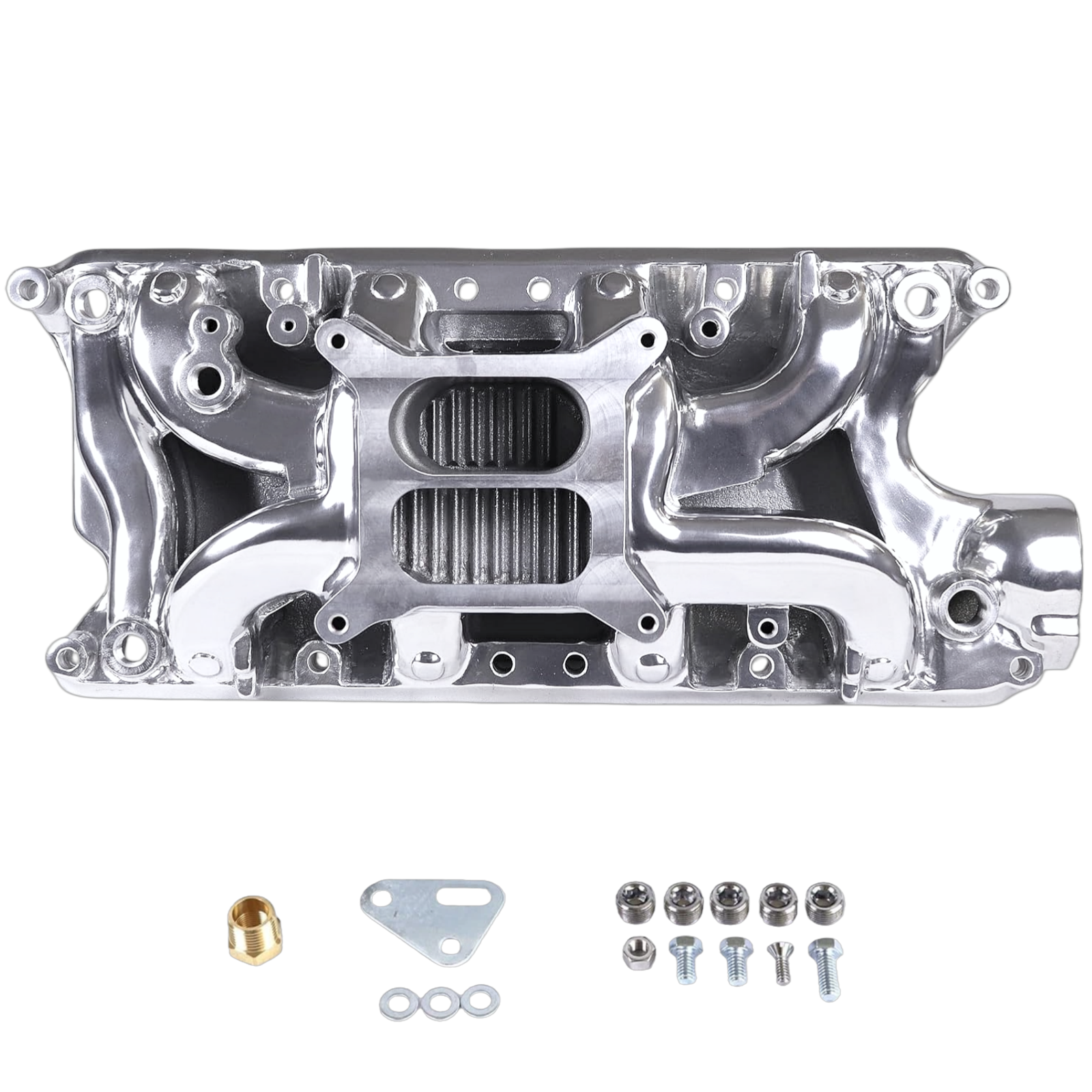 Haytalras 4026 Ford SBF Windsor Air-Gap Dual Plane Square Bore Intake Manifold 1962-2001 260 289 302