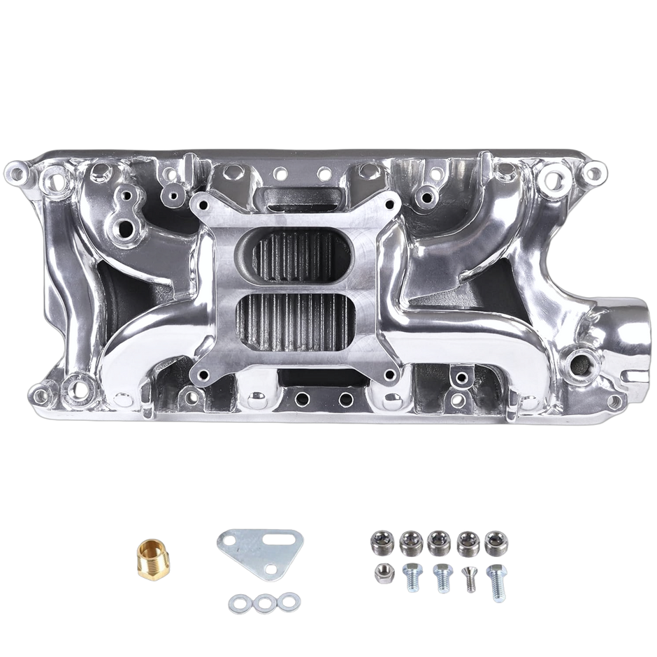 Haytalras 4026 Ford SBF Windsor Air-Gap Dual Plane Square Bore Intake Manifold 1962-2001 260 289 302
