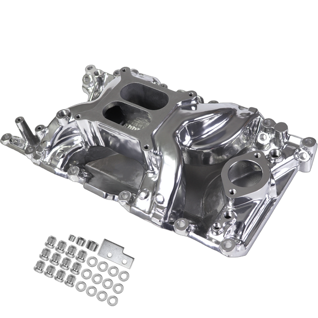 Haytalras 5026 Mopar Chrysler LA/Magnum Air-Gap Dual Plane 4150 Intake Manifold 318 340 360 - view 12