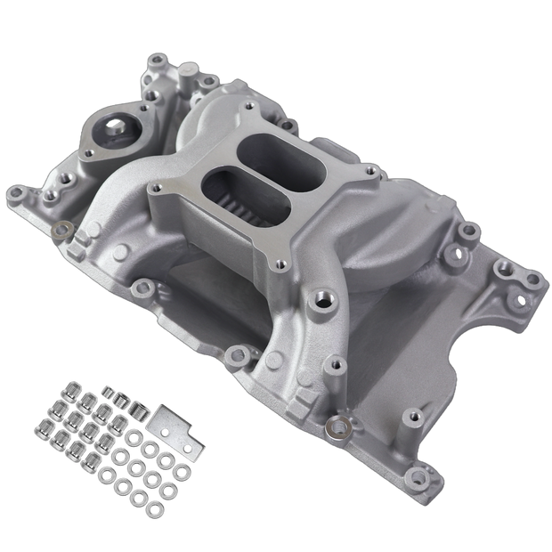 Haytalras Air Gap Intake Manifold for Dodge Challenger Chrysler Small Bloc318 340 360 V8