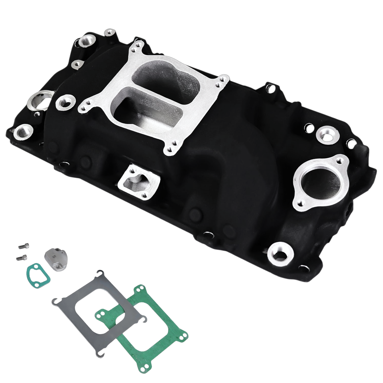 Haytalras 3001 Chevy BBC Low-Rise Dual Plane Oval Port Intake Manifold 1965-2000 396 402 427 454