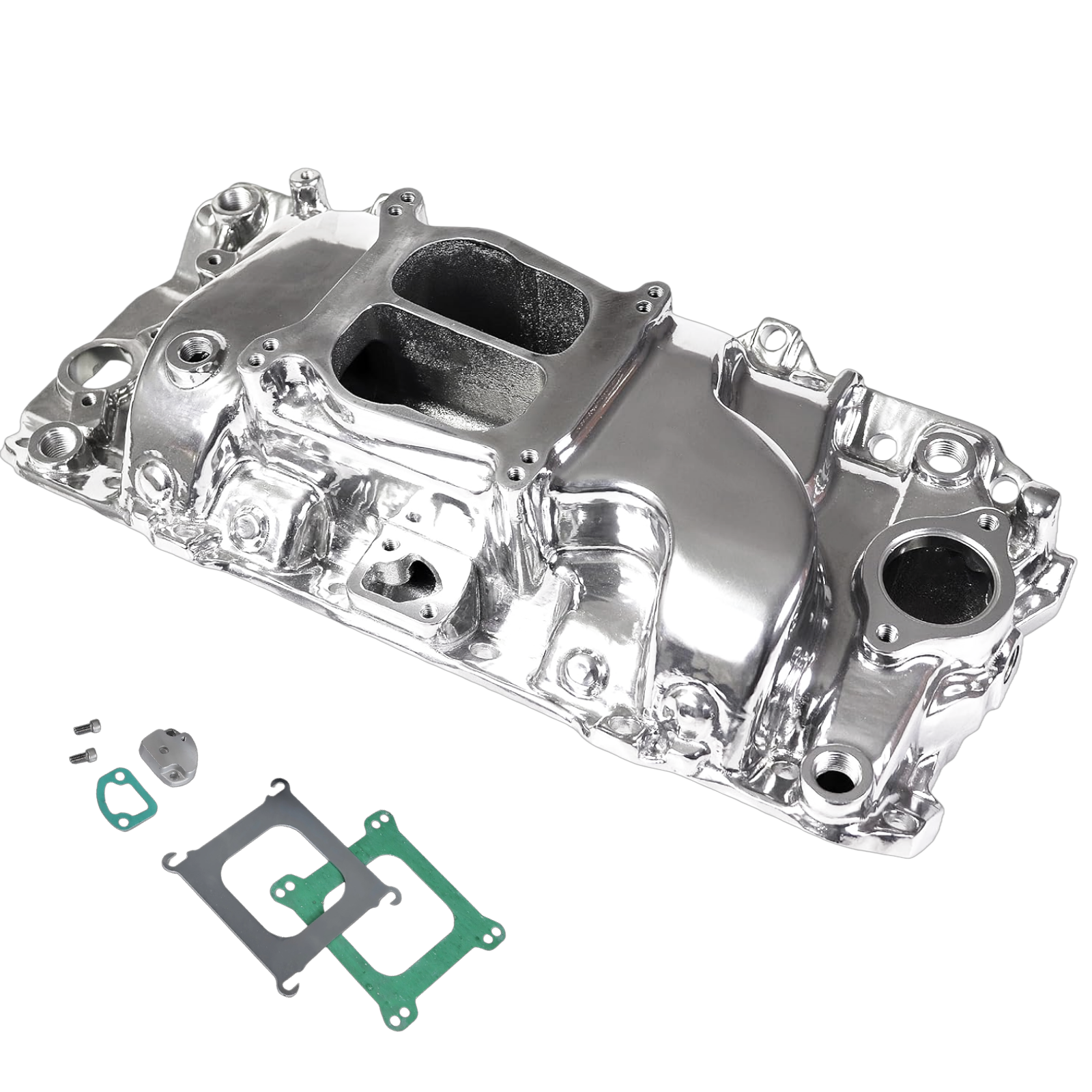 Haytalras 3001 Chevy BBC Low-Rise Dual Plane Oval Port Intake Manifold 1965-2000 396 402 427 454
