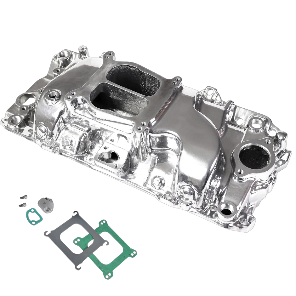 Haytalras 3001 Chevy BBC Low-Rise Dual Plane Oval Port Intake Manifold 1965-2000 396 402 427 454