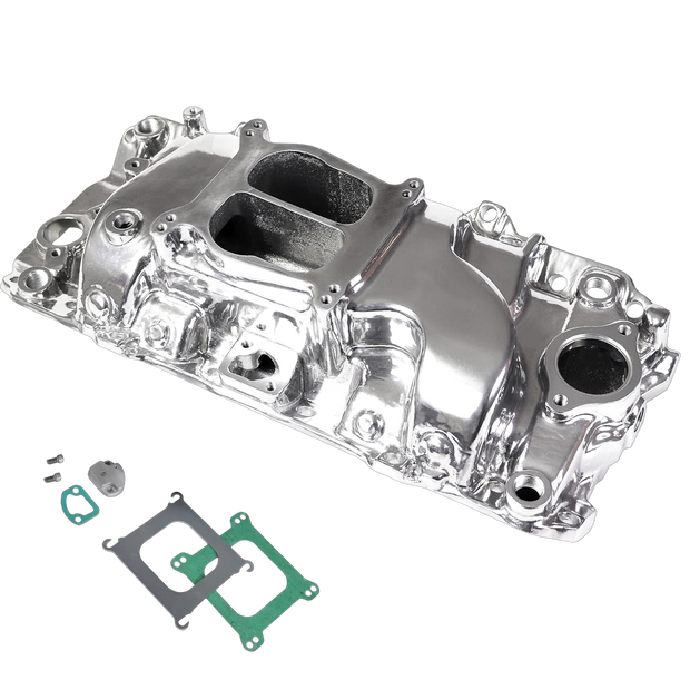 Haytalras 3001 Chevy BBC Low-Rise Dual Plane Oval Port Intake Manifold 1965-2000 396 402 427 454 - view 13