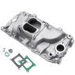 Haytalras 3001 Chevy BBC Low-Rise Dual Plane Oval Port Intake Manifold 1965-2000 396 402 427 454