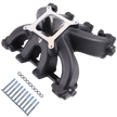 Haytalras 28097 GM LS1 LS2 LS6 Super Victor Carbureted Single Plane 4150 Intake Manifold 5.7L 6.0L Cathedral Port