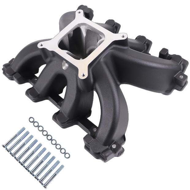 Haytalras 28097 GM LS1 LS2 LS6 Super Victor Carbureted Single Plane 4150 Intake Manifold 5.7L 6.0L Cathedral Port - view 7