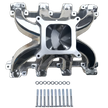 Haytalras 28097 GM LS1 LS2 LS6 Super Victor Carbureted Single Plane 4150 Intake Manifold 5.7L 6.0L Cathedral Port
