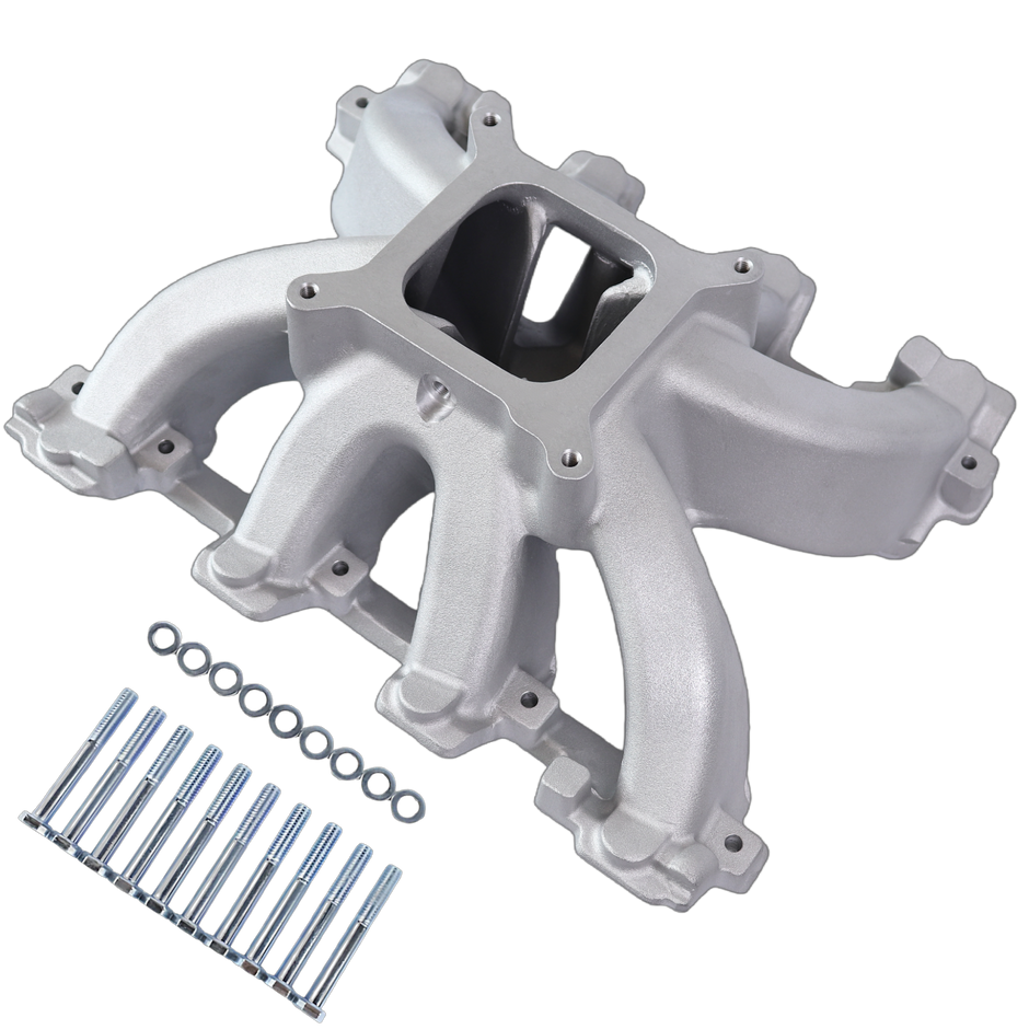 Haytalras 28097 GM LS1 LS2 LS6 Super Victor Carbureted Single Plane 4150 Intake Manifold 5.7L 6.0L Cathedral Port