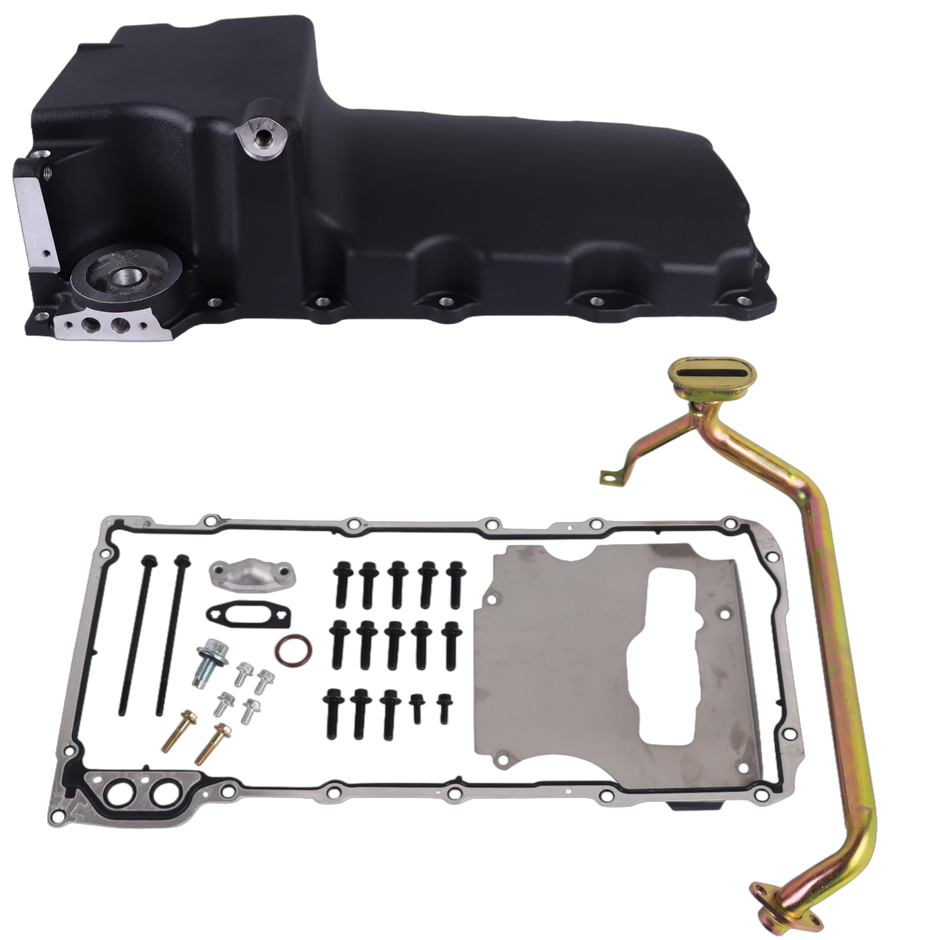 Haytalras 302-1 GM LS Swap Low-Profile Rear Sump Oil Pan Kit 1955-1987 4.8L-6.2L