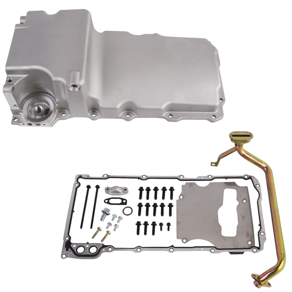 Haytalras 302-1 GM LS Swap Low-Profile Rear Sump Oil Pan Kit 1955-1987 4.8L-6.2L