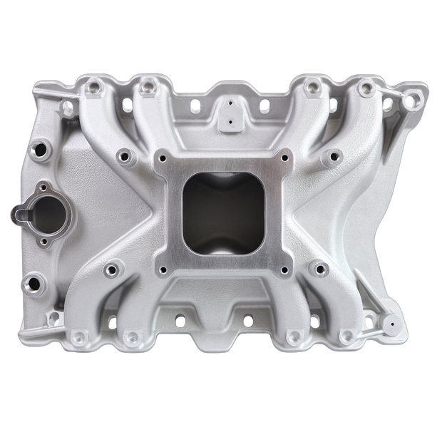 Haytalras Low Rise Single Plane Intake Manifold For Oldsmobile 400 425 455 V8 Model Silver